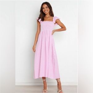 Petal and Pup Daniela Dress - Pink Stripe